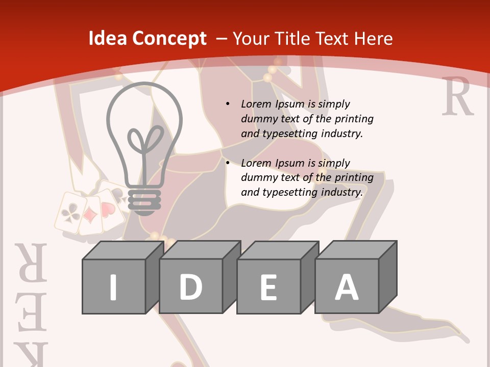 White Caregiver Close Up PowerPoint Template