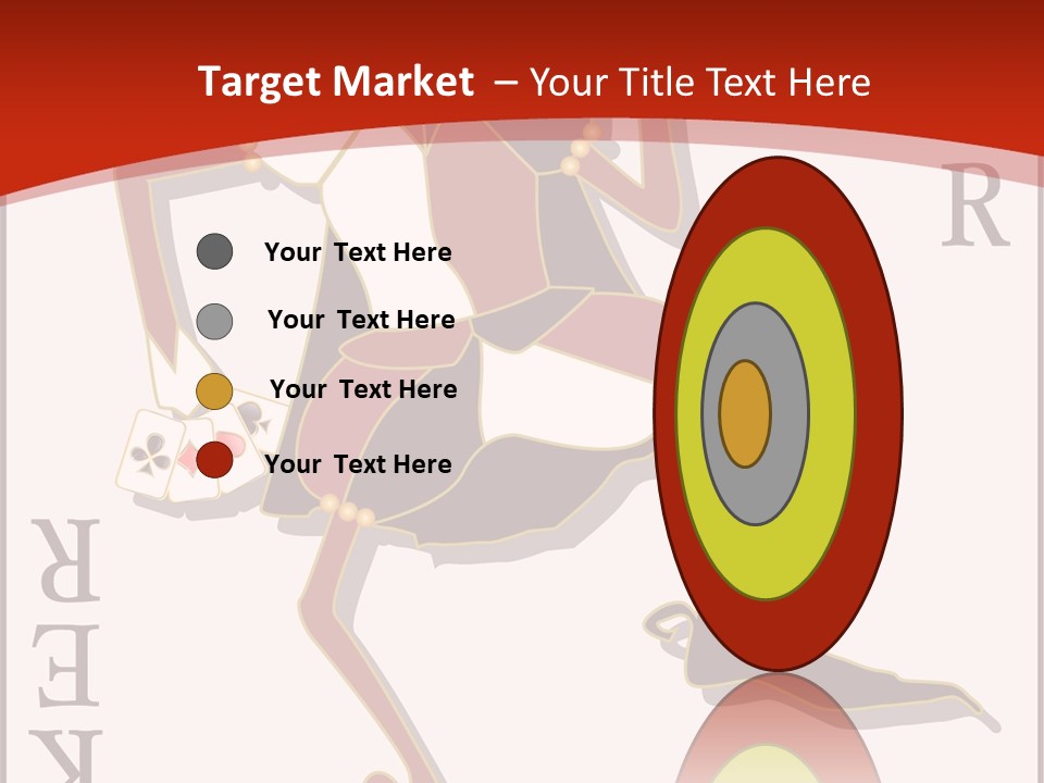 White Caregiver Close Up PowerPoint Template