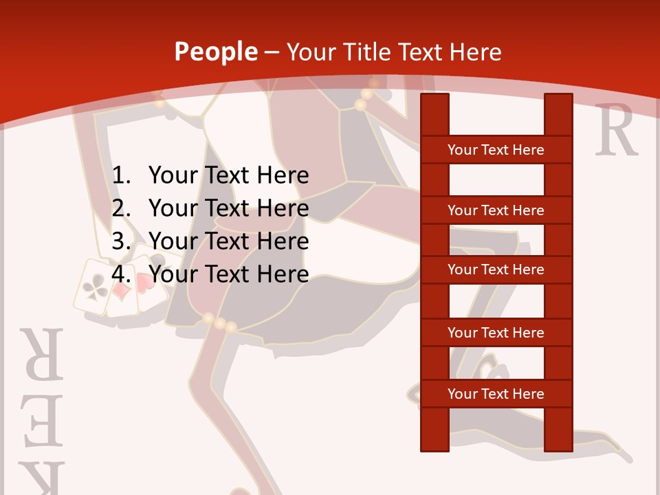 White Caregiver Close Up PowerPoint Template