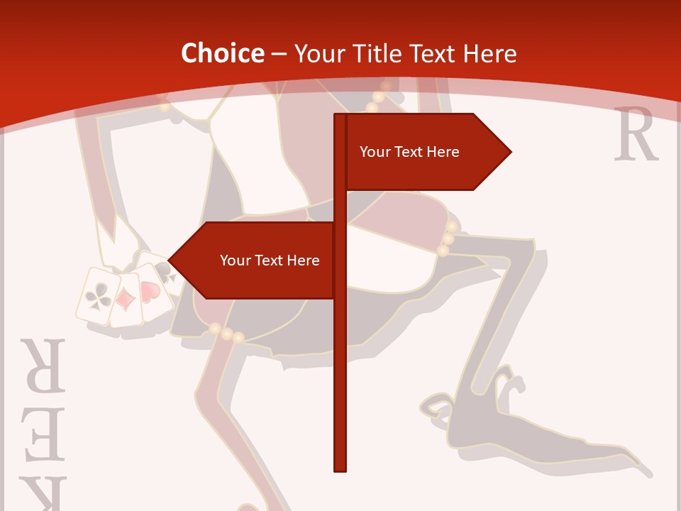 White Caregiver Close Up PowerPoint Template