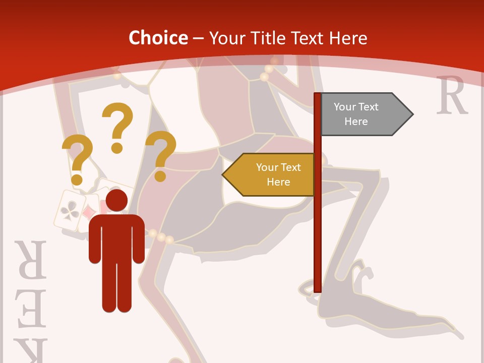 White Caregiver Close Up PowerPoint Template