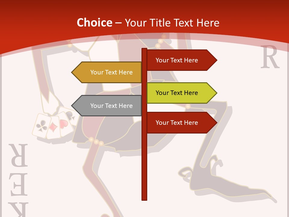 White Caregiver Close Up PowerPoint Template