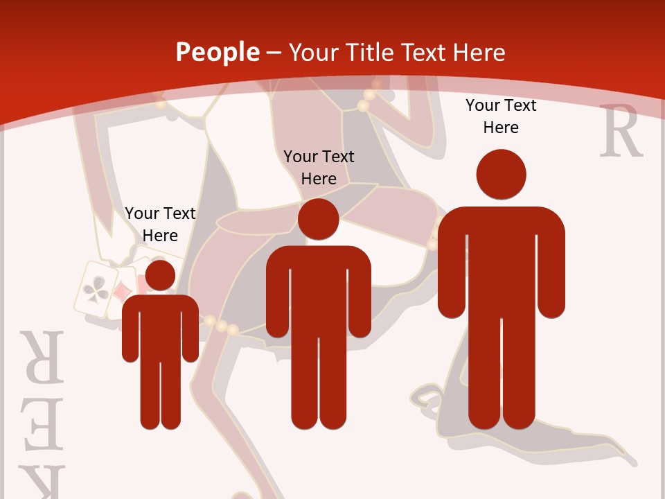 White Caregiver Close Up PowerPoint Template