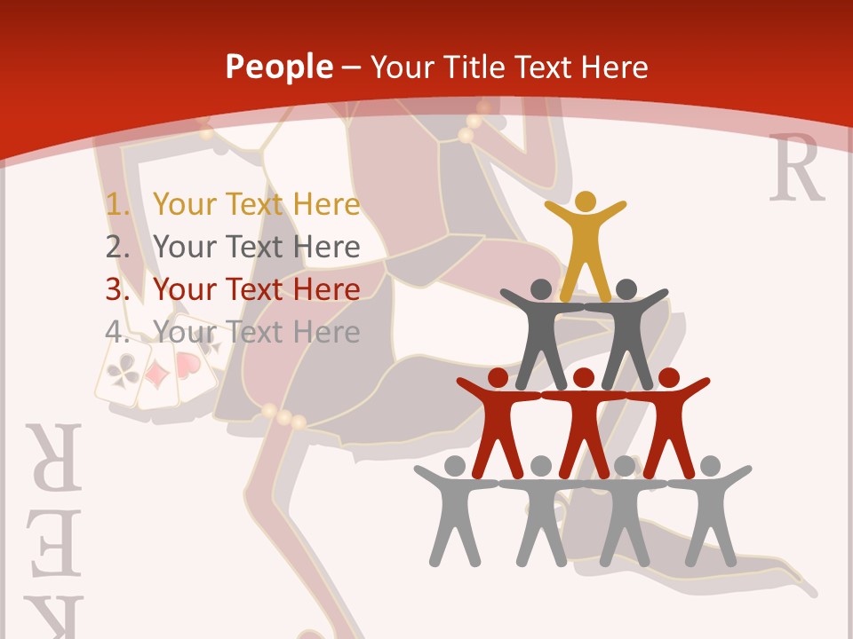 White Caregiver Close Up PowerPoint Template