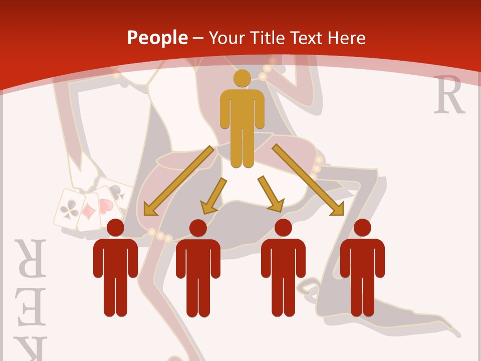 White Caregiver Close Up PowerPoint Template