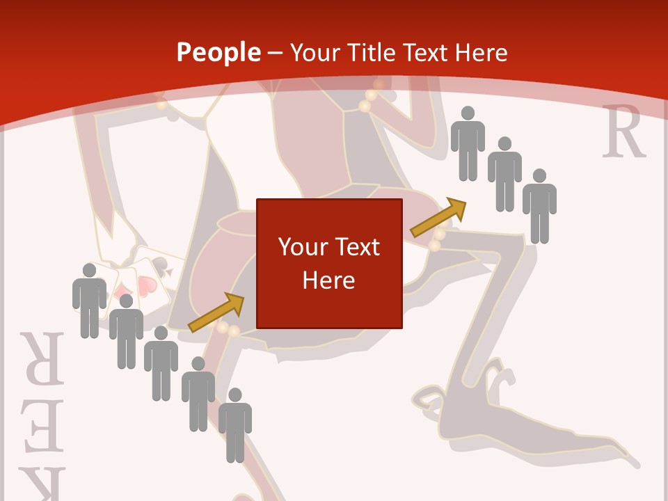 White Caregiver Close Up PowerPoint Template