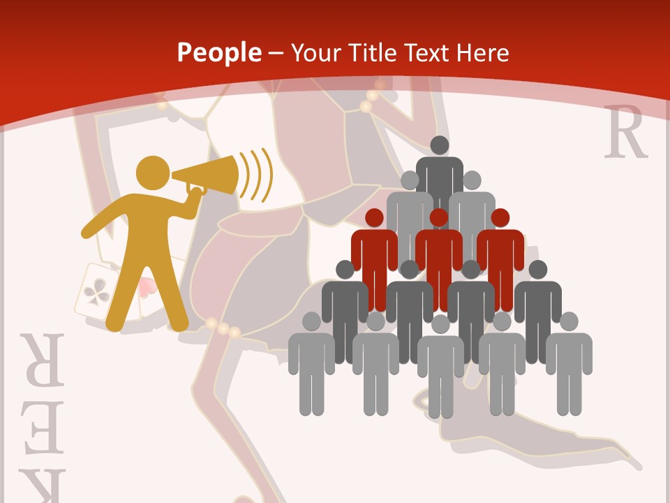 White Caregiver Close Up PowerPoint Template