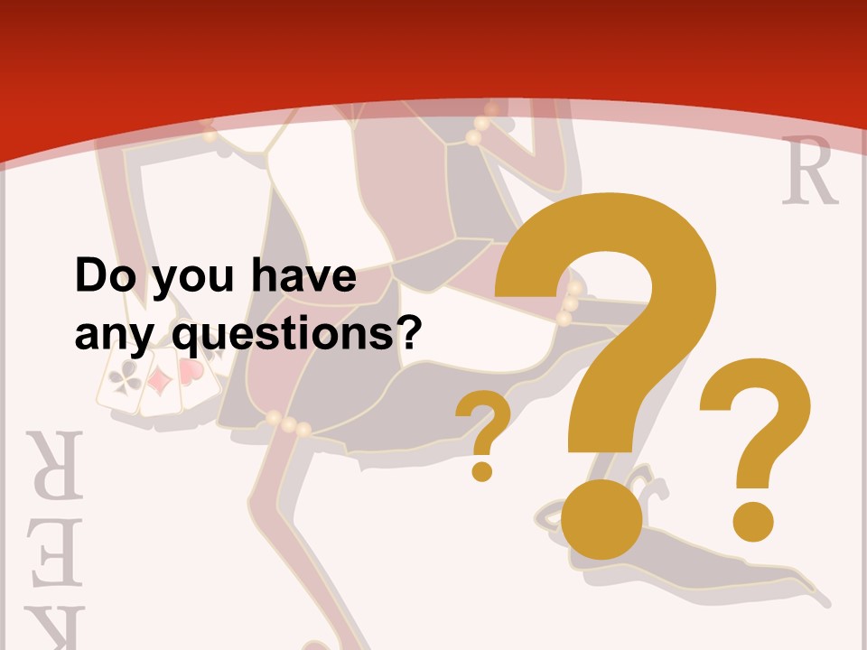 White Caregiver Close Up PowerPoint Template