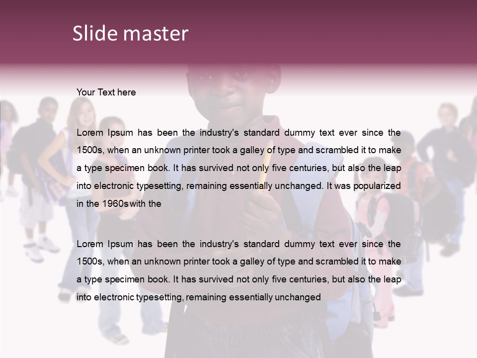 White White Background Assist PowerPoint Template