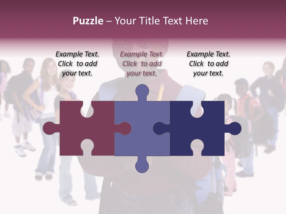 White White Background Assist PowerPoint Template