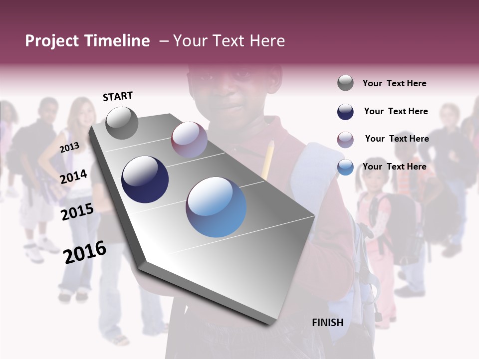 White White Background Assist PowerPoint Template