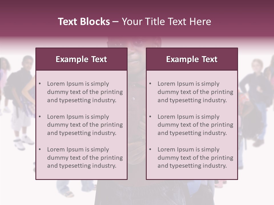 White White Background Assist PowerPoint Template