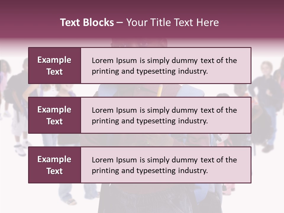 White White Background Assist PowerPoint Template