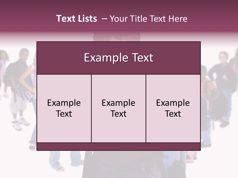 White White Background Assist PowerPoint Template