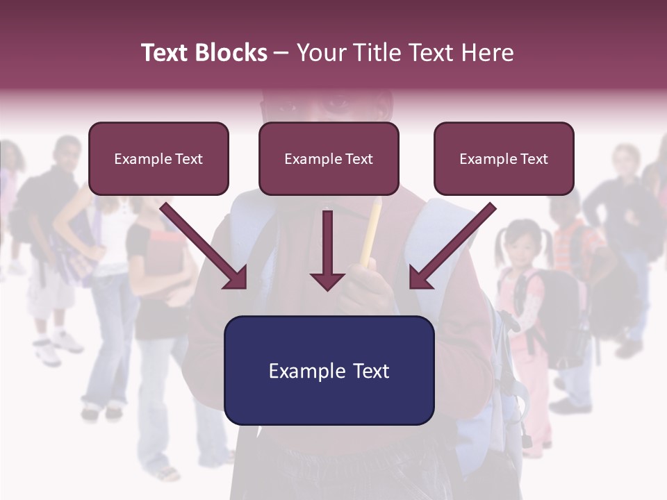 White White Background Assist PowerPoint Template