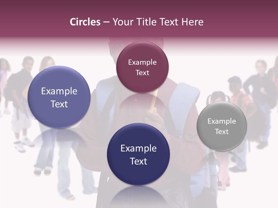 White White Background Assist PowerPoint Template