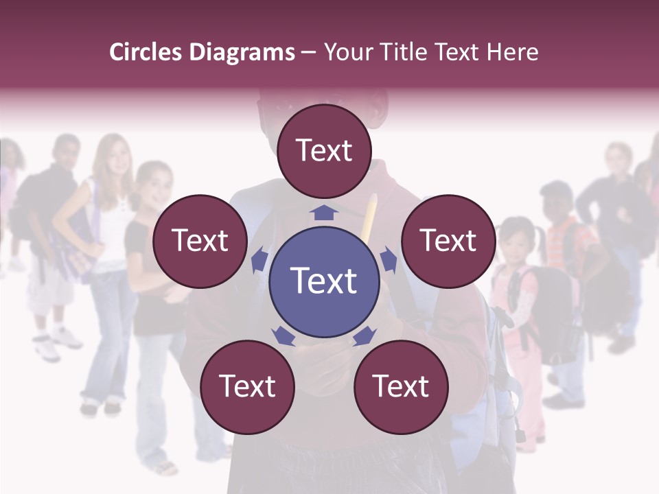 White White Background Assist PowerPoint Template