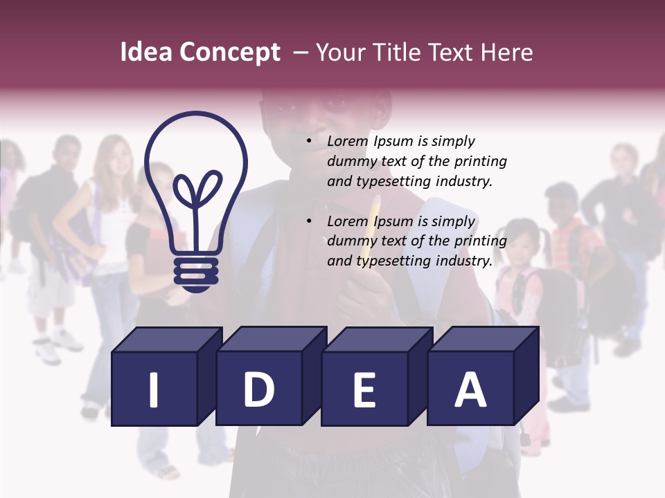 White White Background Assist PowerPoint Template