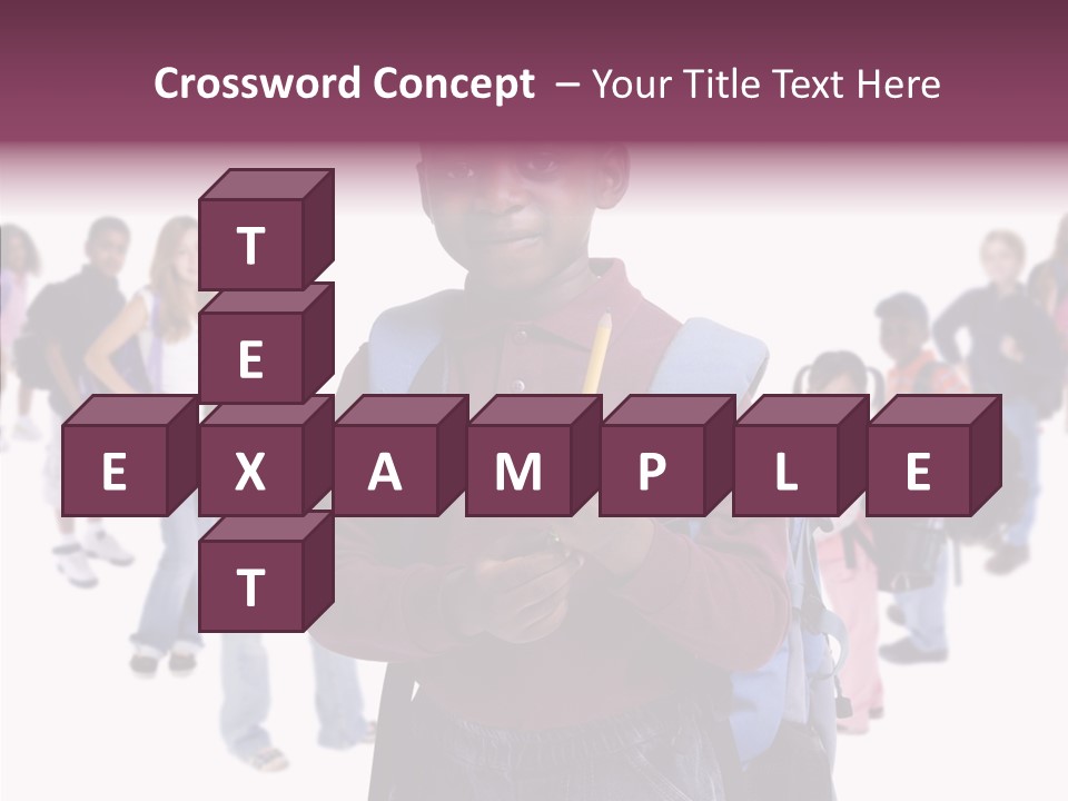 White White Background Assist PowerPoint Template