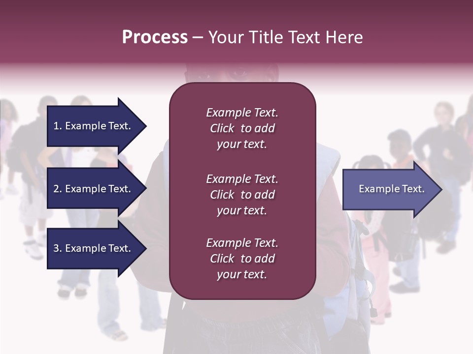 White White Background Assist PowerPoint Template
