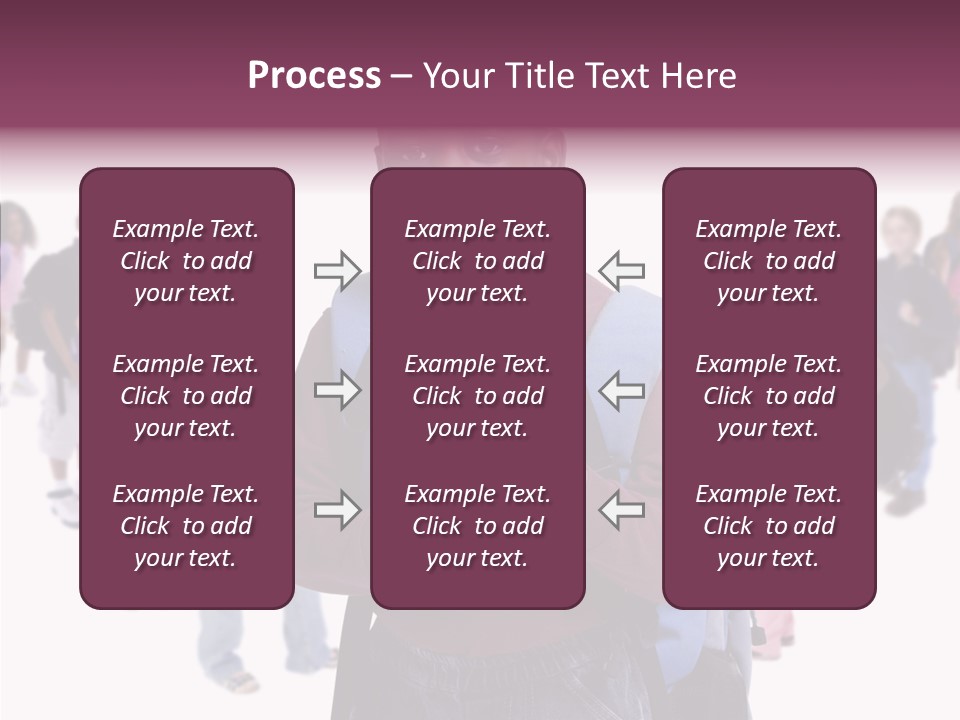 White White Background Assist PowerPoint Template