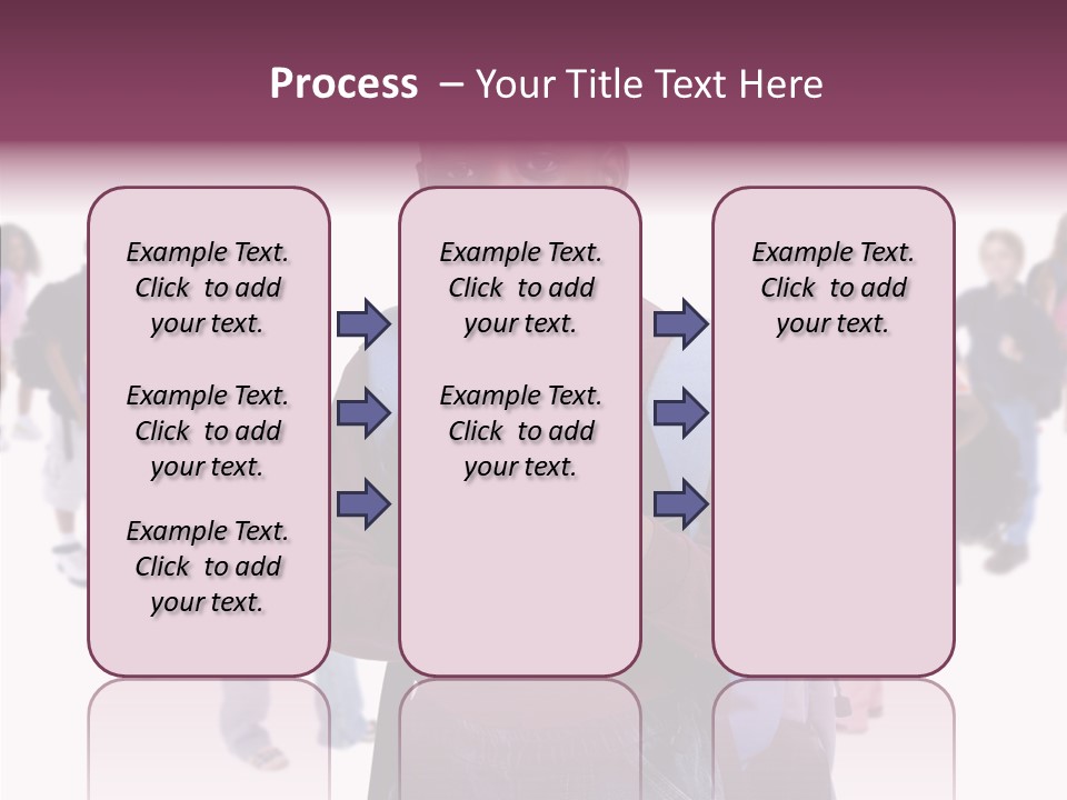 White White Background Assist PowerPoint Template