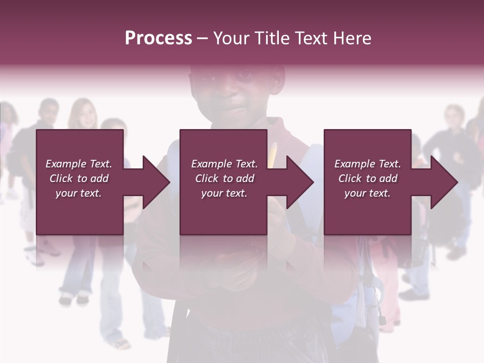 White White Background Assist PowerPoint Template