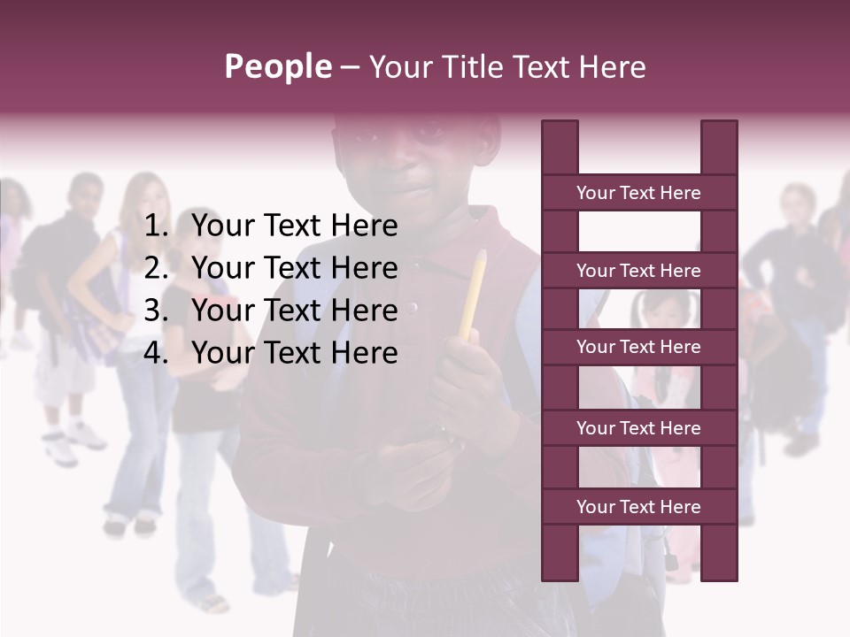 White White Background Assist PowerPoint Template