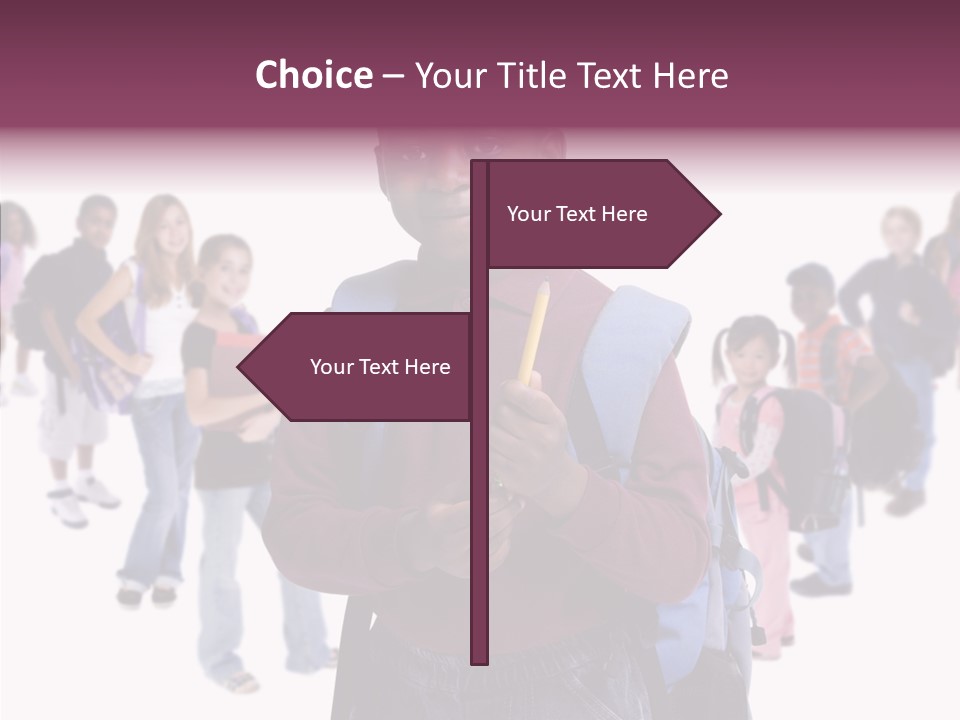 White White Background Assist PowerPoint Template