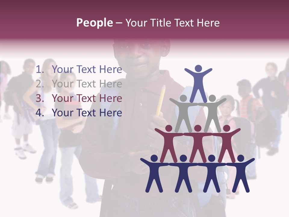 White White Background Assist PowerPoint Template