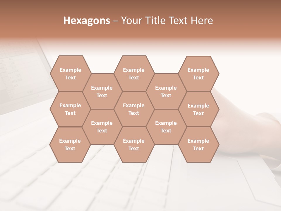 Touching Holding Hands Close Up PowerPoint Template