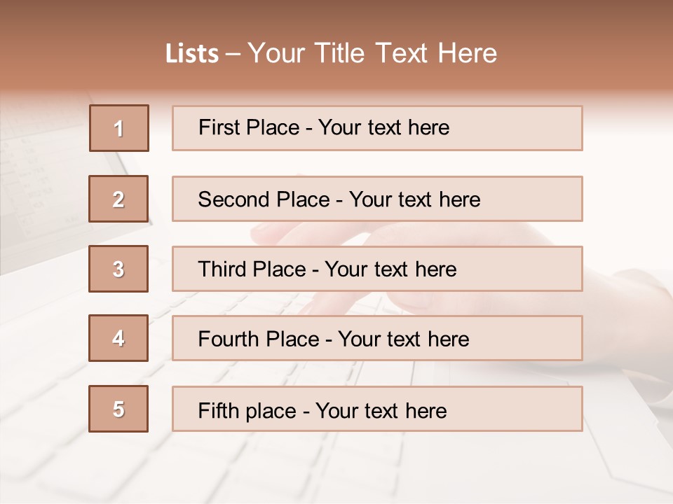 Touching Holding Hands Close Up PowerPoint Template