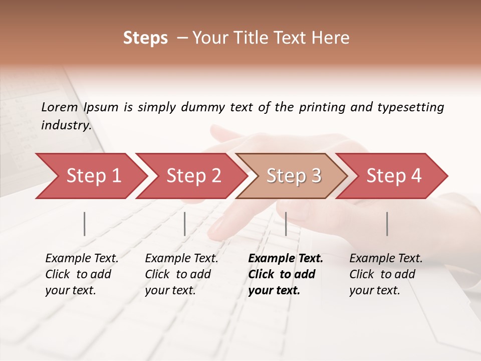 Touching Holding Hands Close Up PowerPoint Template
