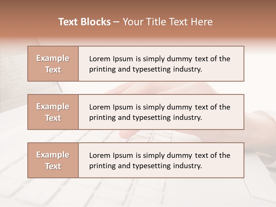 Touching Holding Hands Close Up PowerPoint Template