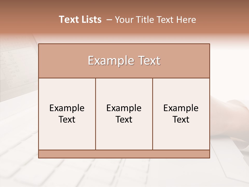 Touching Holding Hands Close Up PowerPoint Template