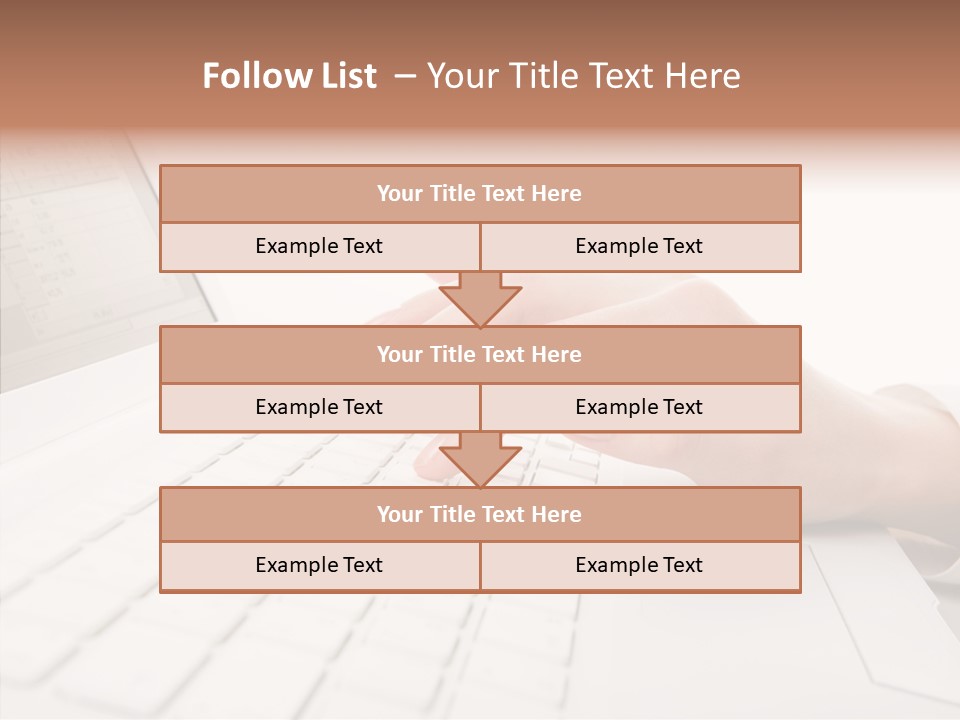 Touching Holding Hands Close Up PowerPoint Template