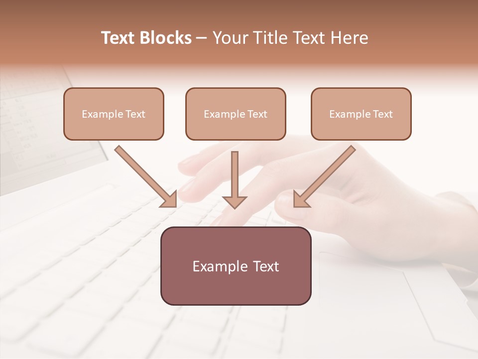 Touching Holding Hands Close Up PowerPoint Template