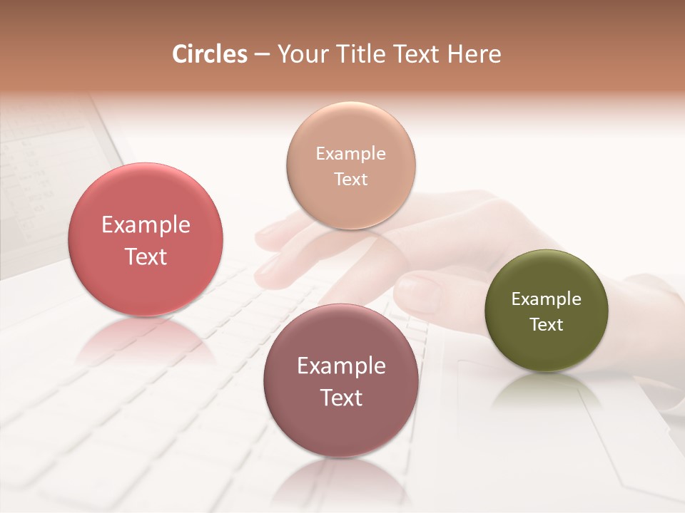 Touching Holding Hands Close Up PowerPoint Template