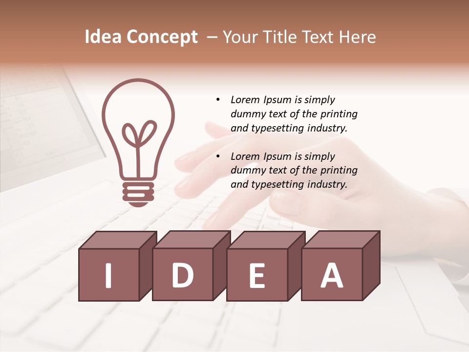 Touching Holding Hands Close Up PowerPoint Template