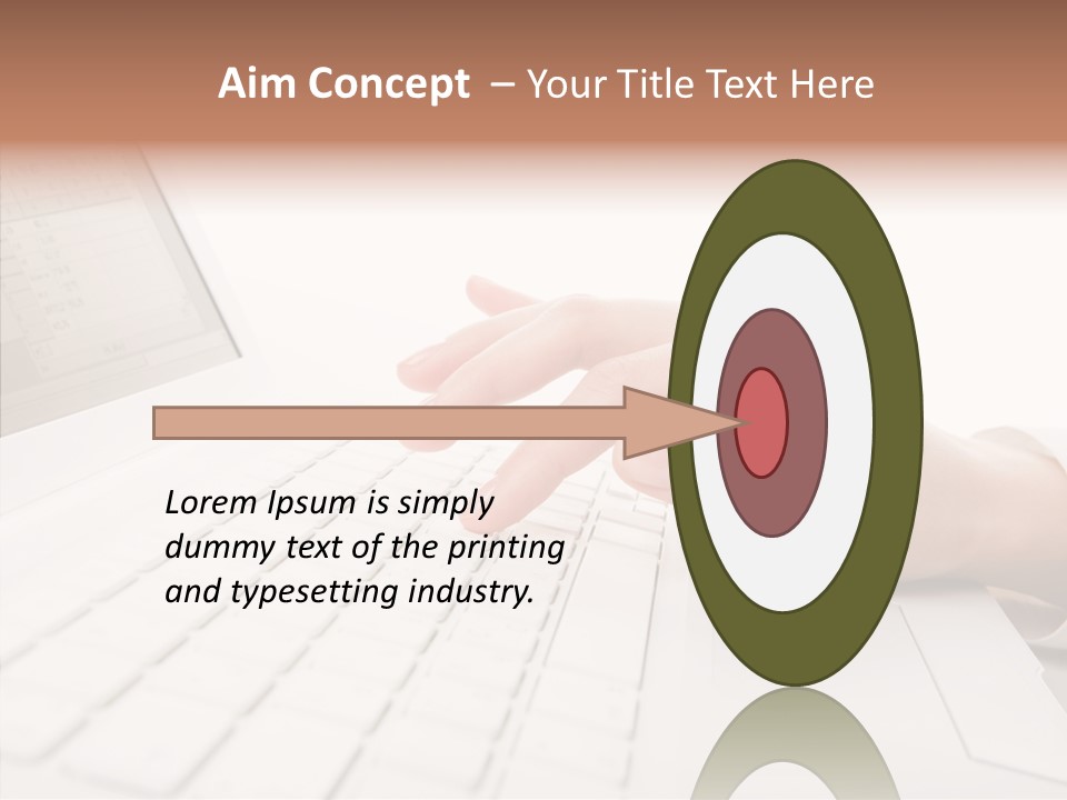 Touching Holding Hands Close Up PowerPoint Template