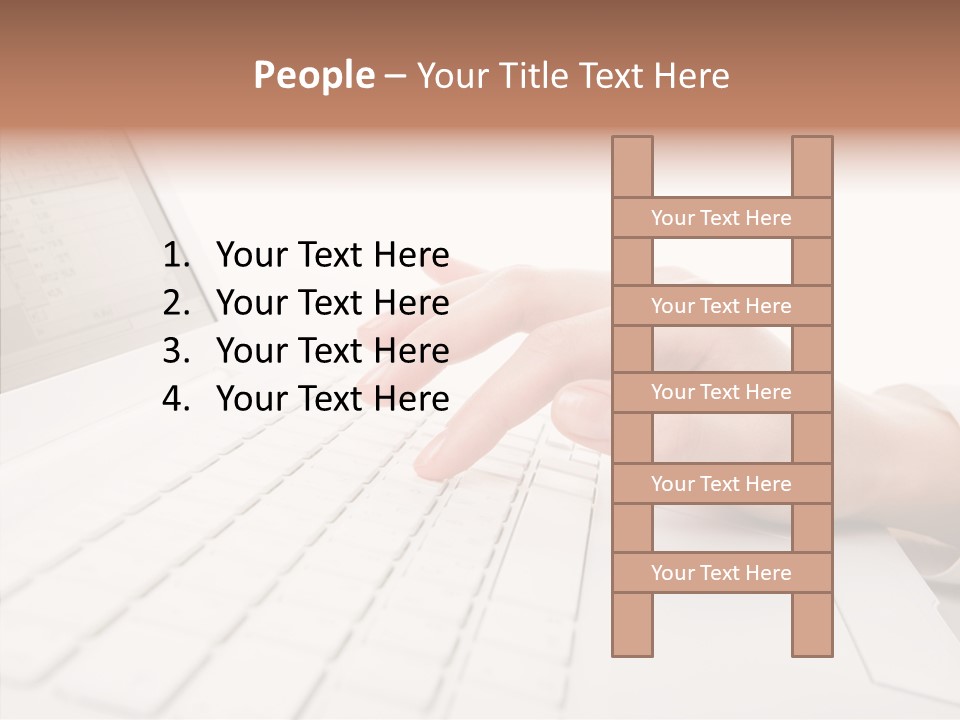 Touching Holding Hands Close Up PowerPoint Template