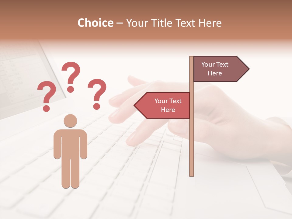 Touching Holding Hands Close Up PowerPoint Template