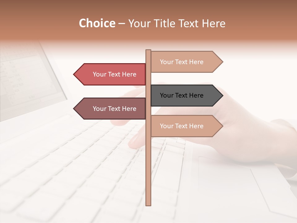 Touching Holding Hands Close Up PowerPoint Template