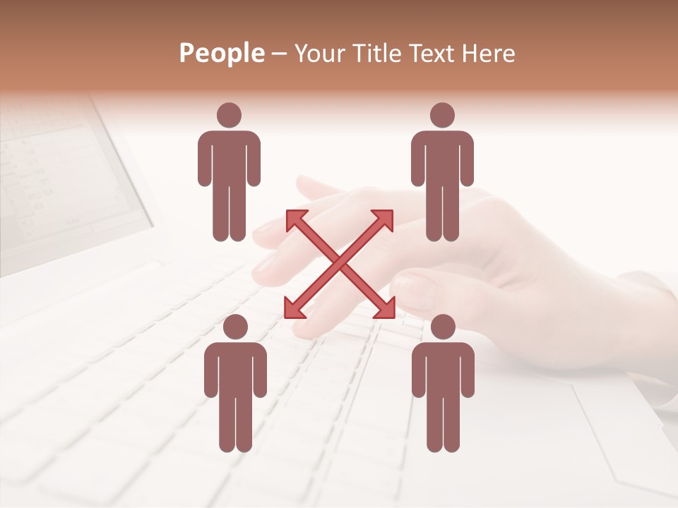 Touching Holding Hands Close Up PowerPoint Template