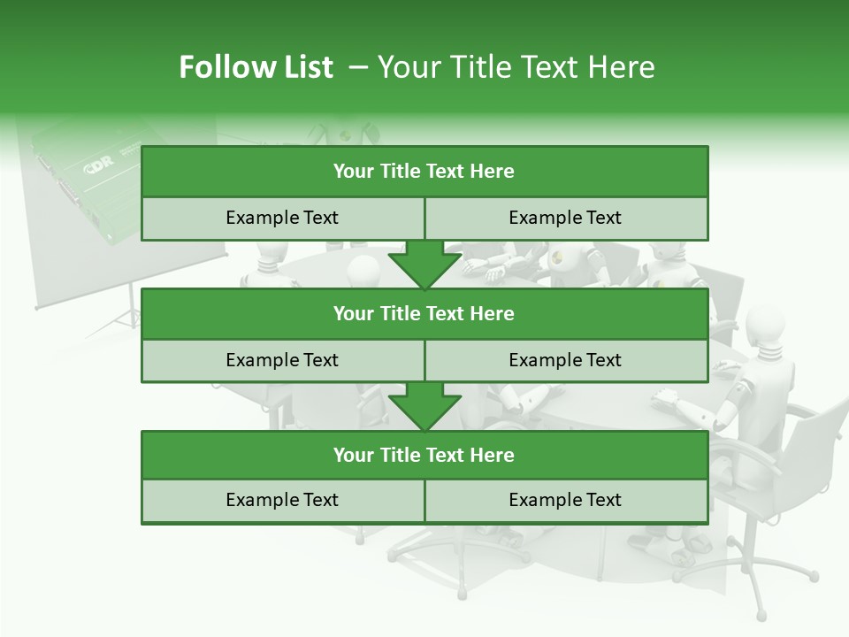 Care White Background Hold PowerPoint Template