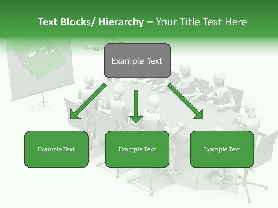Care White Background Hold PowerPoint Template
