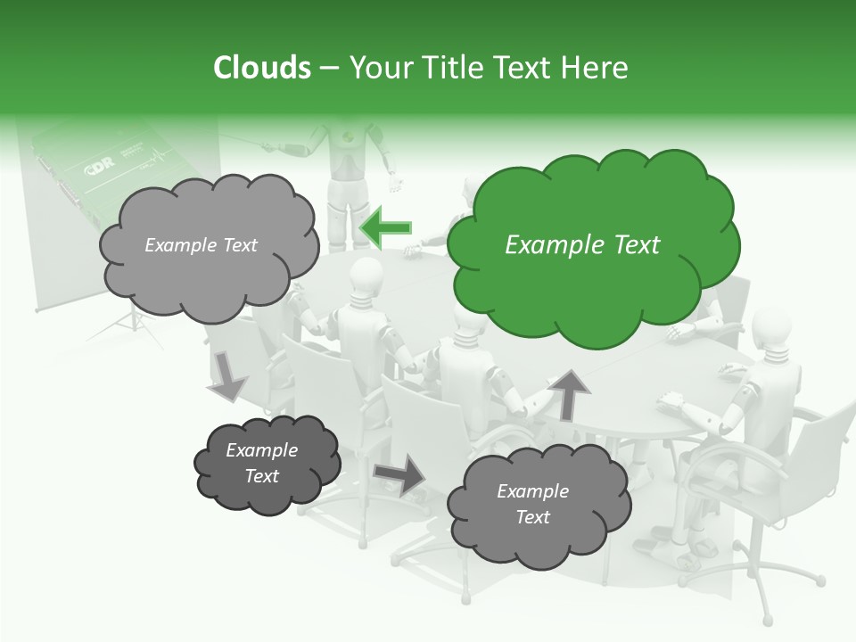 Care White Background Hold PowerPoint Template