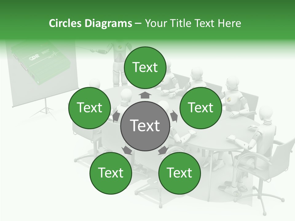 Care White Background Hold PowerPoint Template