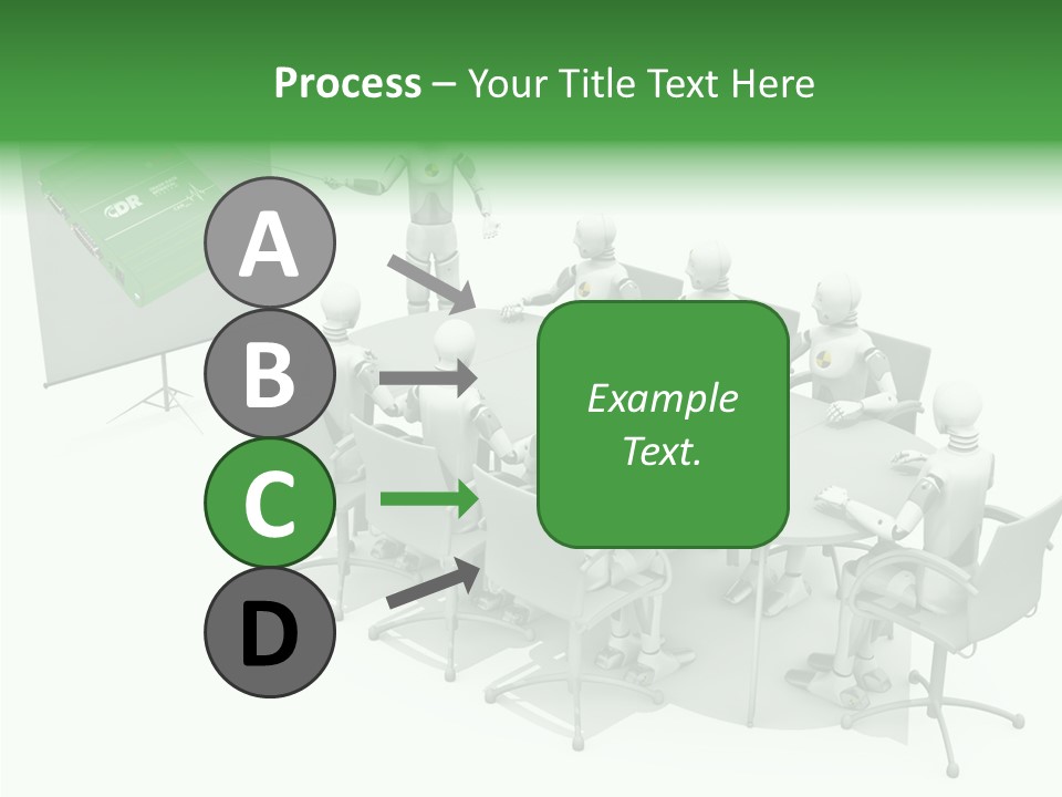 Care White Background Hold PowerPoint Template
