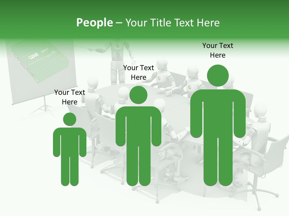 Care White Background Hold PowerPoint Template